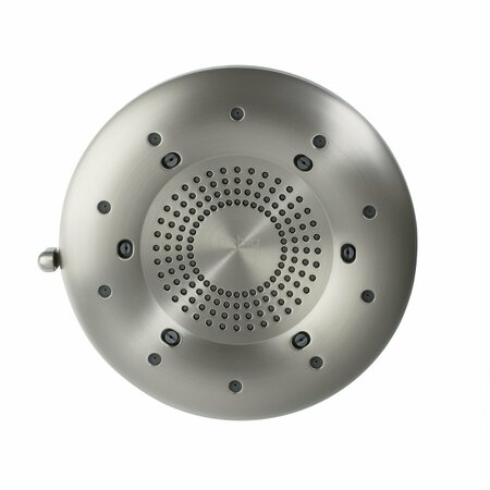 Brondell Nebia Corre Four-Function Fixed Shower Head, Brushed Nickel N400R0SRN